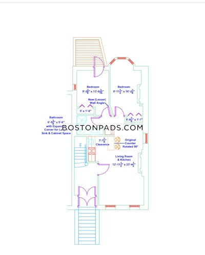 South End 2 Beds 1 Bath Boston - $4,200