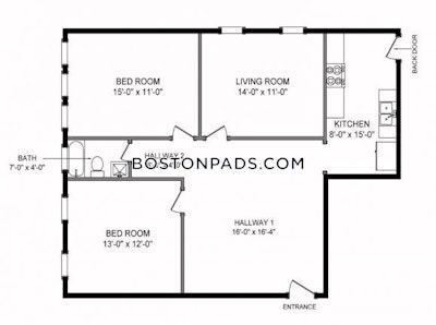 Brighton Apartment for rent 2 Bedrooms 1 Bath Boston - $2,150